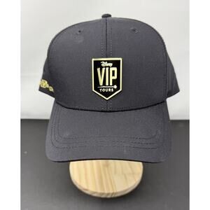 Disney VIP Tours Hat NWT Exclusive Walt‎ Disney World Black Baseball Cap Plaid